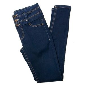 Dark 3-Button Buttery Soft Jeans